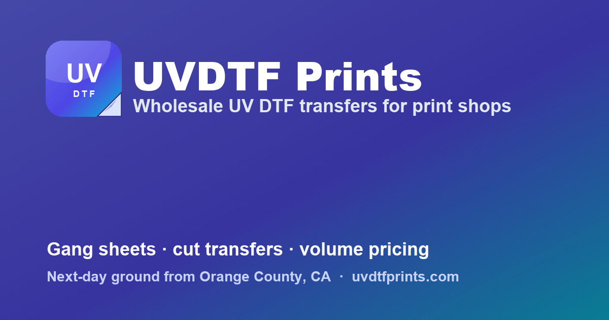 UV DTF vs Regular DTF: Complete Comparison